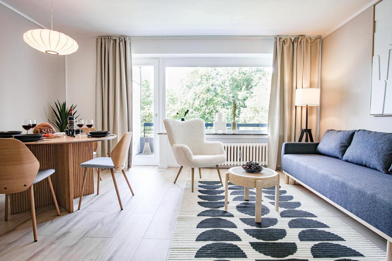 Homefy Feel-Good Apartment - Own Parking, Balcony And Garden Essen Ngoại thất bức ảnh