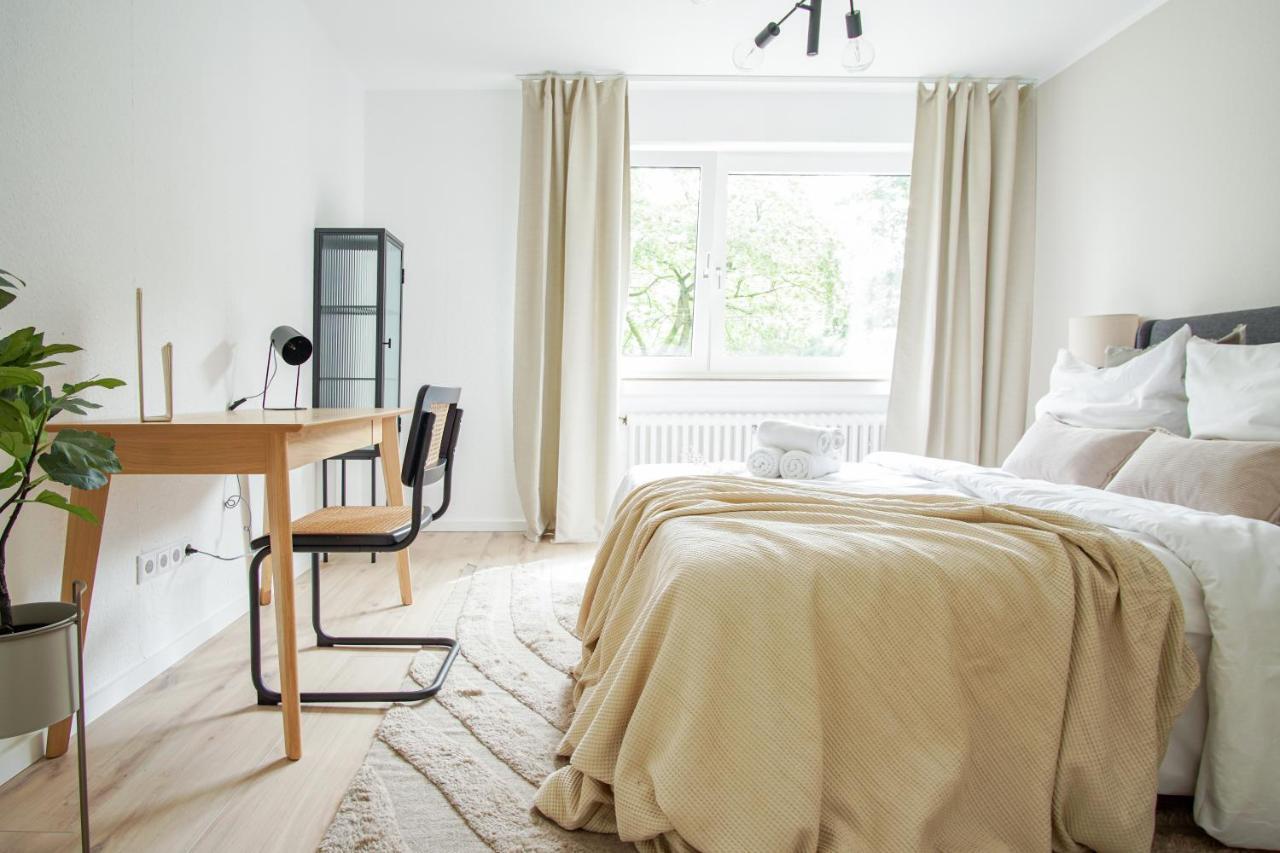 Homefy Feel-Good Apartment - Own Parking, Balcony And Garden Essen Ngoại thất bức ảnh