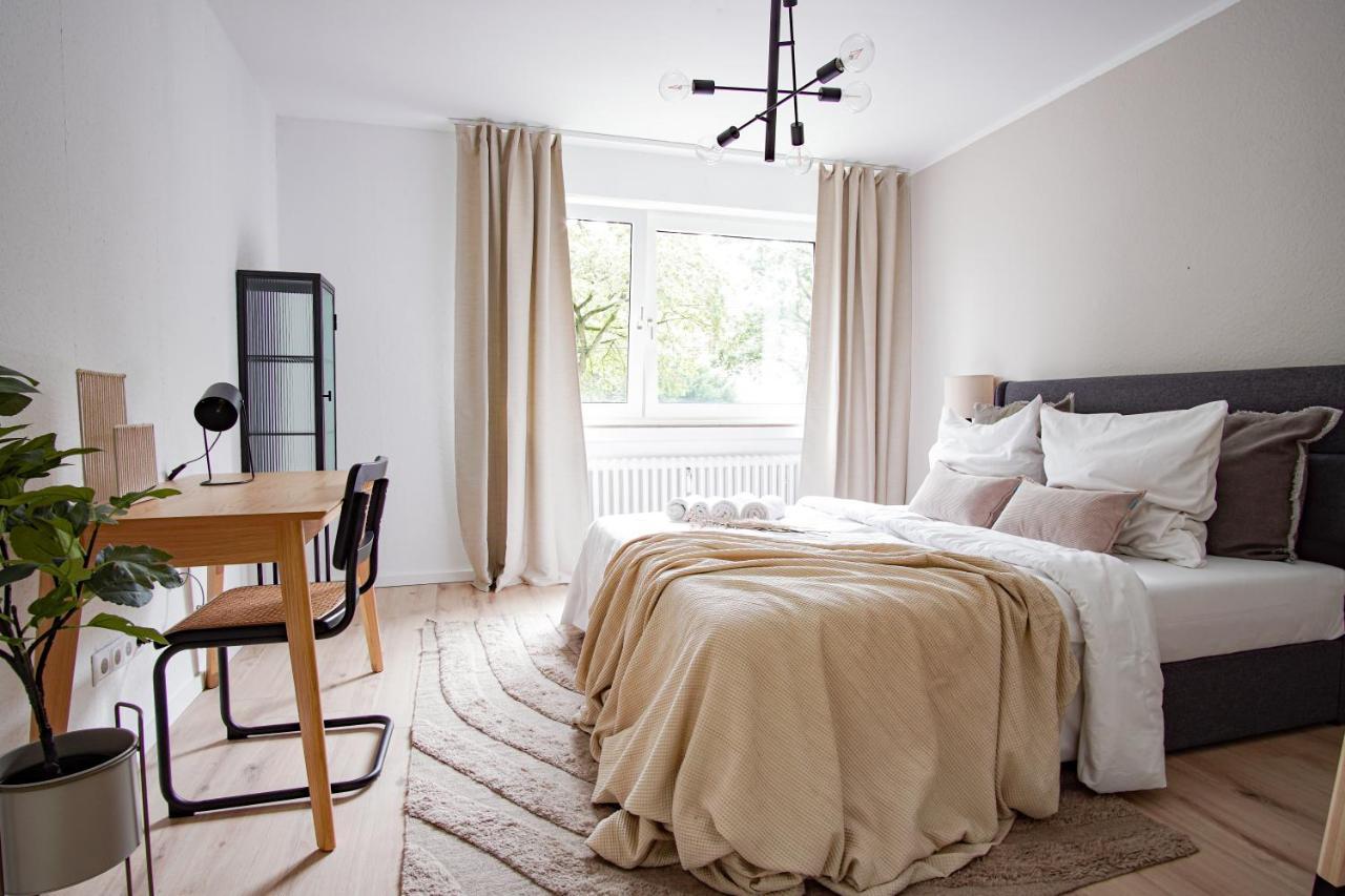 Homefy Feel-Good Apartment - Own Parking, Balcony And Garden Essen Ngoại thất bức ảnh